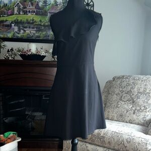 Banana Republic Elegant Black Asymmetrical Dress